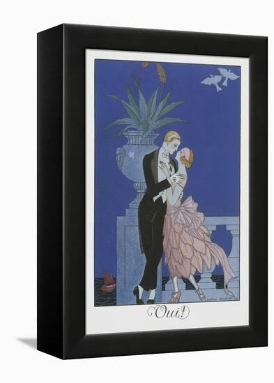 Oui-Georges Barbier-Framed Premier Image Canvas