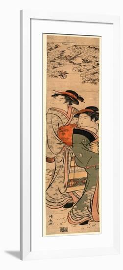 Ouka No Nibijin-Torii Kiyonaga-Framed Giclee Print