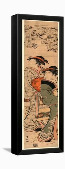 Ouka No Nibijin-Torii Kiyonaga-Framed Premier Image Canvas