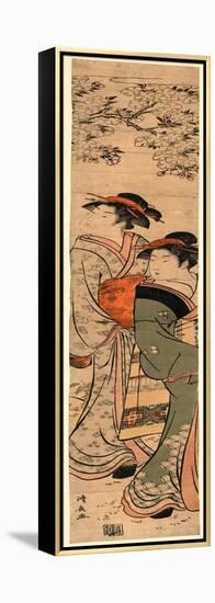 Ouka No Nibijin-Torii Kiyonaga-Framed Premier Image Canvas