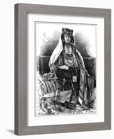 Ouled Nail Dancer, Algeria, C1890-Armand Kohl-Framed Giclee Print