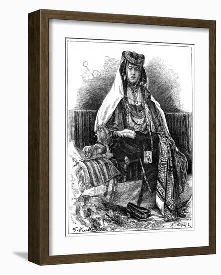 Ouled Nail Dancer, Algeria, C1890-Armand Kohl-Framed Giclee Print