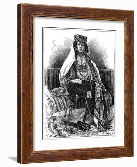 Ouled Nail Dancer, Algeria, C1890-Armand Kohl-Framed Giclee Print