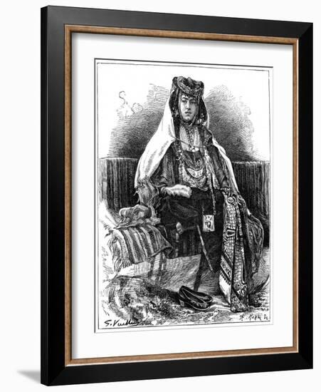 Ouled Nail Dancer, Algeria, C1890-Armand Kohl-Framed Giclee Print