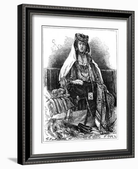 Ouled Nail Dancer, Algeria, C1890-Armand Kohl-Framed Giclee Print