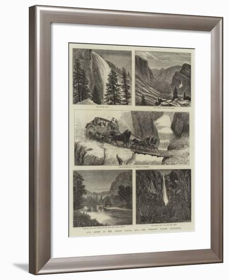 Our Artist in the United States, XVII, the Yosemite Valley, California-null-Framed Giclee Print