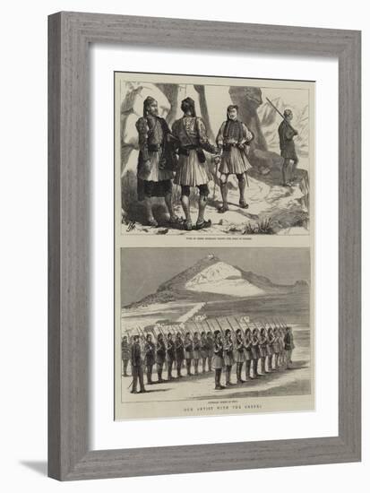 Our Artist with the Greeks-Harry Hamilton Johnston-Framed Giclee Print