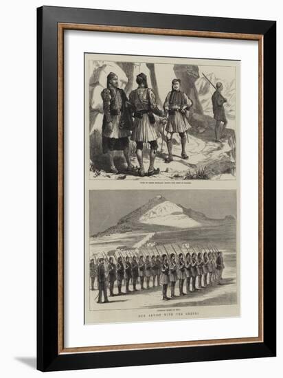 Our Artist with the Greeks-Harry Hamilton Johnston-Framed Giclee Print