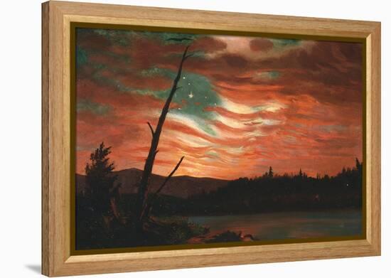 Our Banner in the Sky-Frederic Edwin Church-Framed Premier Image Canvas