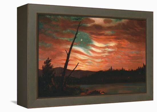 Our Banner in the Sky-Frederic Edwin Church-Framed Premier Image Canvas