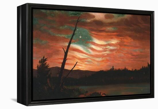 Our Banner in the Sky-Frederic Edwin Church-Framed Premier Image Canvas