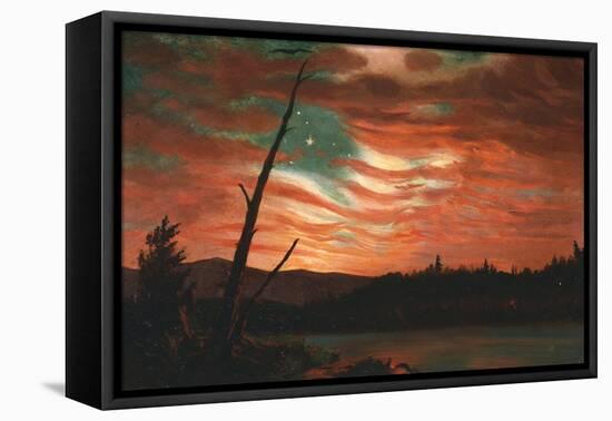 Our Banner in the Sky-Frederic Edwin Church-Framed Premier Image Canvas