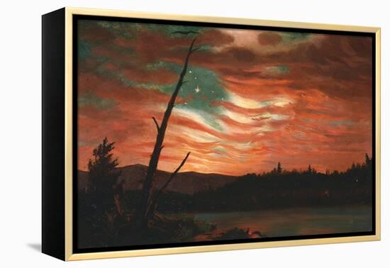 Our Banner in the Sky-Frederic Edwin Church-Framed Premier Image Canvas