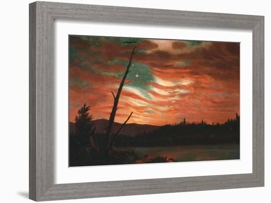 Our Banner in the Sky-Frederic Edwin Church-Framed Giclee Print