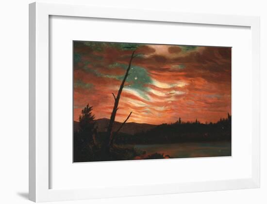 Our Banner in the Sky-Frederic Edwin Church-Framed Giclee Print