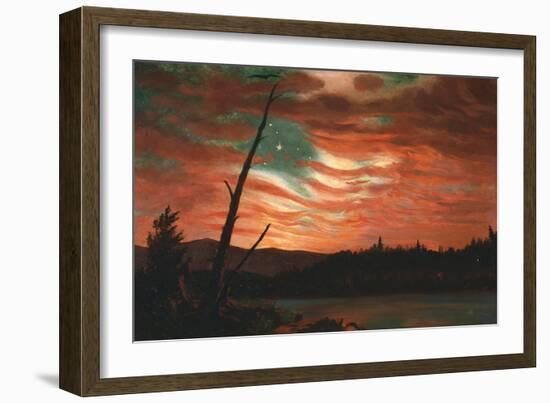 Our Banner in the Sky-Frederic Edwin Church-Framed Giclee Print