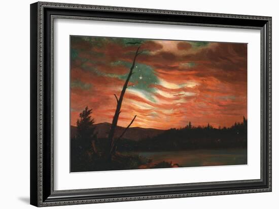 Our Banner in the Sky-Frederic Edwin Church-Framed Giclee Print