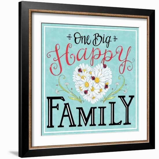 Our Big Happy Family-Deb Strain-Framed Art Print