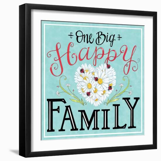 Our Big Happy Family-Deb Strain-Framed Art Print