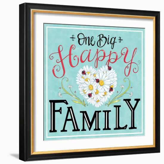 Our Big Happy Family-Deb Strain-Framed Art Print