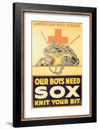 Our Boys Need Sox-null-Framed Art Print