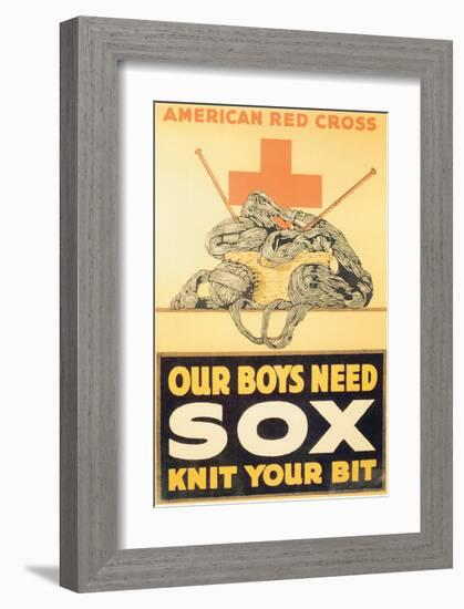 Our Boys Need Sox-null-Framed Art Print