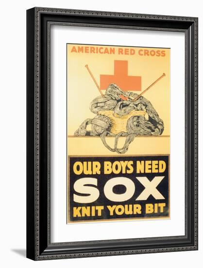 Our Boys Need Sox-null-Framed Art Print