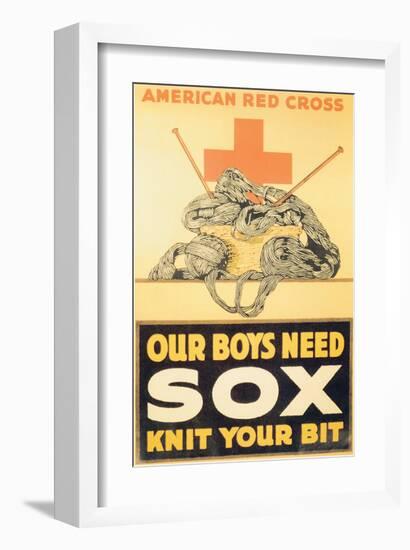 Our Boys Need Sox-null-Framed Art Print