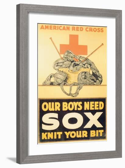 Our Boys Need Sox-null-Framed Art Print