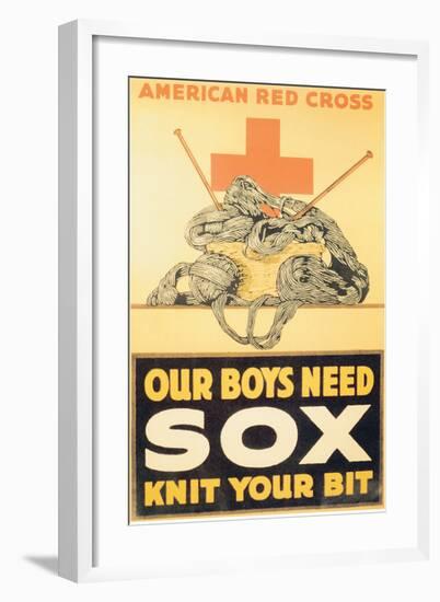 Our Boys Need Sox-null-Framed Art Print