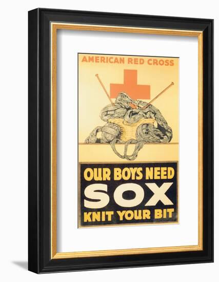 Our Boys Need Sox-null-Framed Art Print