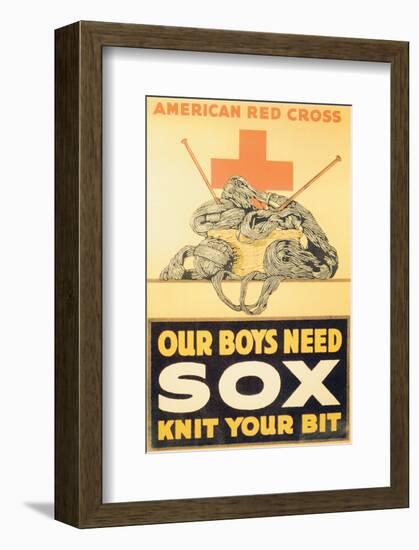 Our Boys Need Sox-null-Framed Art Print