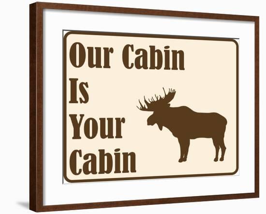 Our Cabin-Joanne Paynter Design-Framed Giclee Print