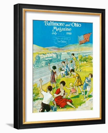 Our Children-Charles H. Dickson-Framed Giclee Print