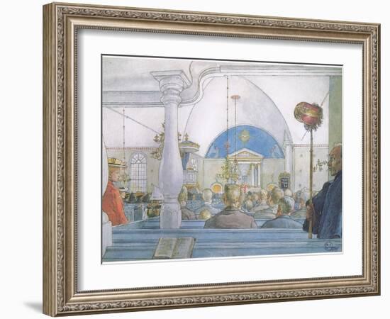 Our Church at Sundborn-Carl Larsson-Framed Giclee Print