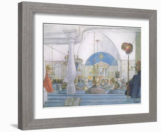 Our Church at Sundborn-Carl Larsson-Framed Giclee Print