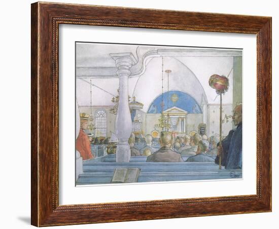 Our Church at Sundborn-Carl Larsson-Framed Giclee Print