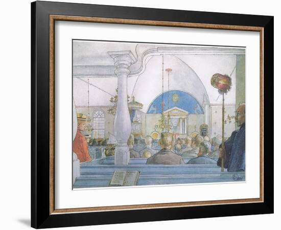 Our Church at Sundborn-Carl Larsson-Framed Giclee Print