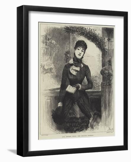 Our Church Choir, the Leading Soprano-Frederick Barnard-Framed Giclee Print