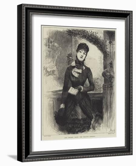 Our Church Choir, the Leading Soprano-Frederick Barnard-Framed Giclee Print