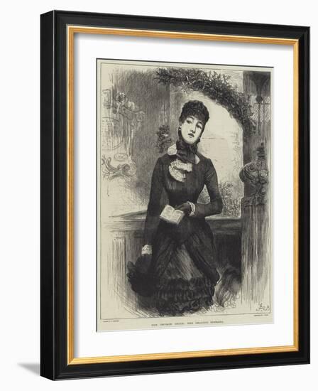 Our Church Choir, the Leading Soprano-Frederick Barnard-Framed Giclee Print