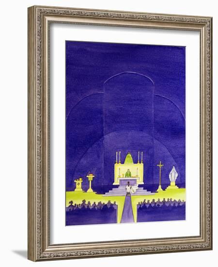 Our Churches are Holy Places Consecrated for Prayer and Worship, 2006-Elizabeth Wang-Framed Giclee Print