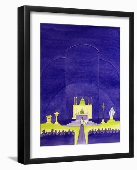 Our Churches are Holy Places Consecrated for Prayer and Worship, 2006-Elizabeth Wang-Framed Giclee Print