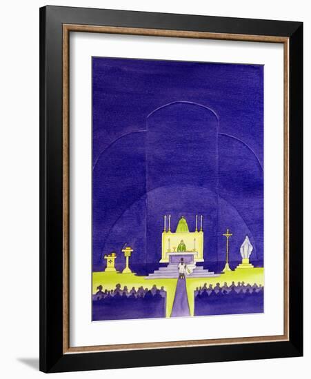 Our Churches are Holy Places Consecrated for Prayer and Worship, 2006-Elizabeth Wang-Framed Giclee Print