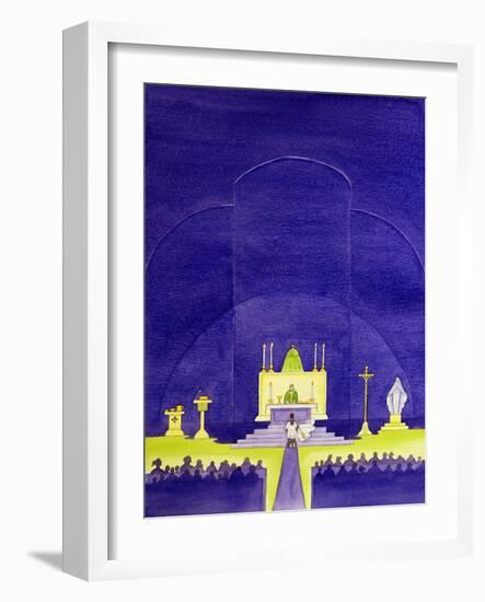 Our Churches are Holy Places Consecrated for Prayer and Worship, 2006-Elizabeth Wang-Framed Giclee Print