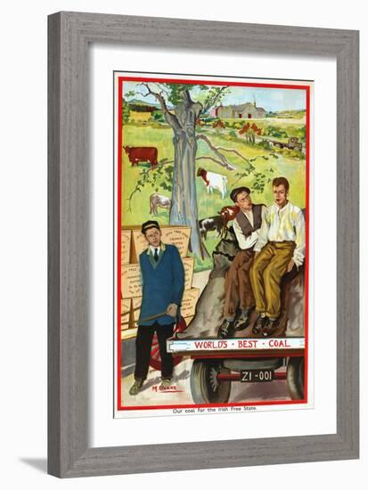 Our Coal for the Irish Free State, 1930-Margaret Clarke-Framed Giclee Print