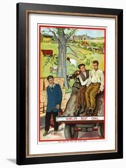 Our Coal for the Irish Free State, 1930-Margaret Clarke-Framed Giclee Print