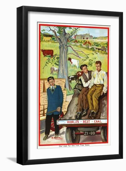 Our Coal for the Irish Free State, 1930-Margaret Clarke-Framed Giclee Print