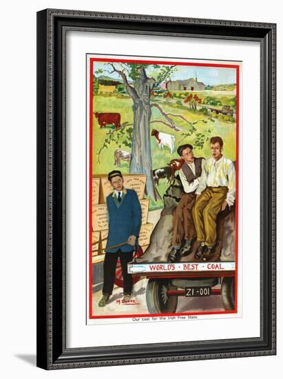 Our Coal for the Irish Free State, 1930-Margaret Clarke-Framed Giclee Print