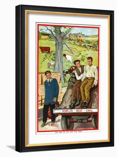 Our Coal for the Irish Free State, 1930-Margaret Clarke-Framed Giclee Print